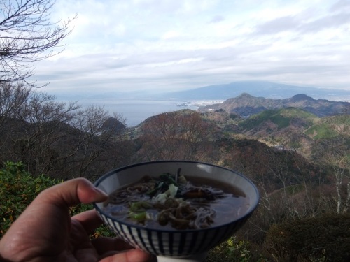 みはらし茶屋＠伊豆長岡・伊豆の国パノラマパーク内のぶっかけそば２