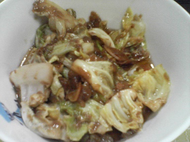 キャベツ炒め25050603