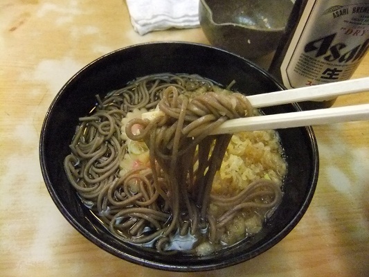 ときわ食堂＠町屋のたぬきそば２20120313.JPG