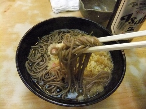 ときわ食堂＠町屋のたぬきそば２20120313.JPG