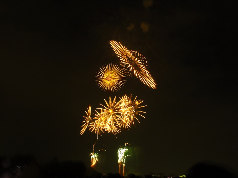 淀川花火大会2017_土星花火とまさに火の花.JPG