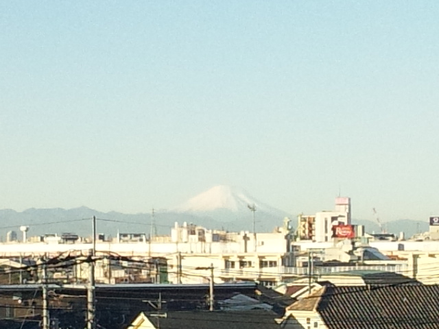 １２月２４日富士山