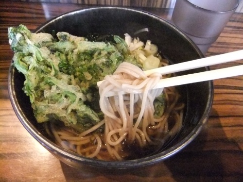 生そば睦月＠三ノ輪橋の春菊そば２