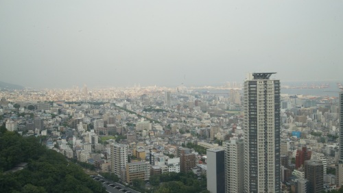 神戸布引ハーブ園 ロープウェイからの神戸みなと.jpg