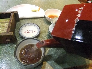 越後十日町小嶋屋本店＠十日町のそば湯