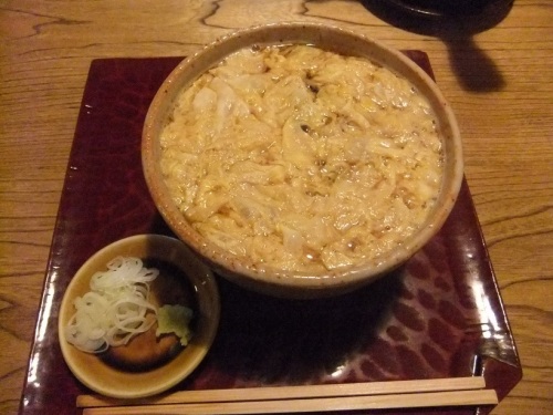並木藪蕎麦の玉子とじ１