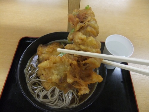 杜＠仙台駅の鶏から揚げそば３