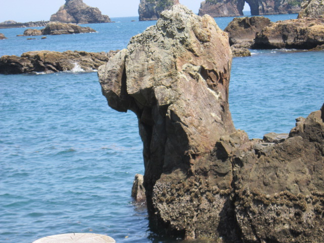 らくだ岩の首