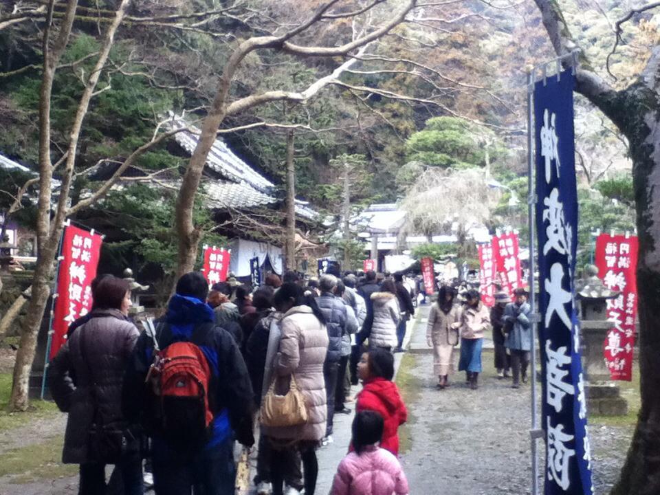 初詣。龍安寺。