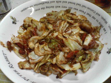 キャベツ炒め22010603