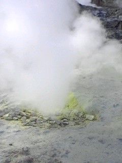 硫黄山噴火口