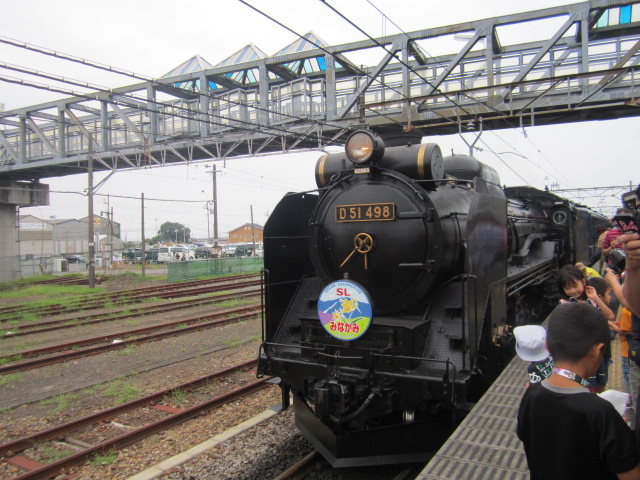 渋川駅でのD51