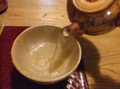 並木藪蕎麦のそば湯