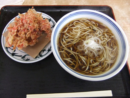 ねぎどん＠千束のかけそばと天ぷら（桜海老）１20120222.JPG