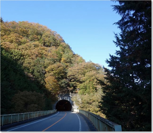 21トンネルが見えます