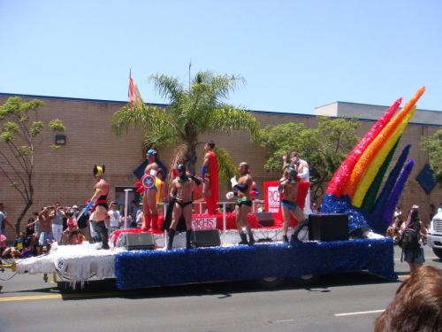 Pride Parade in hillcrest, San Diego