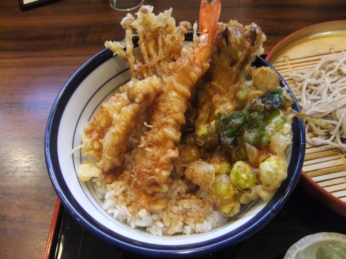 竹の塚６丁目・天丼てんやの松茸ぎんなん天丼１