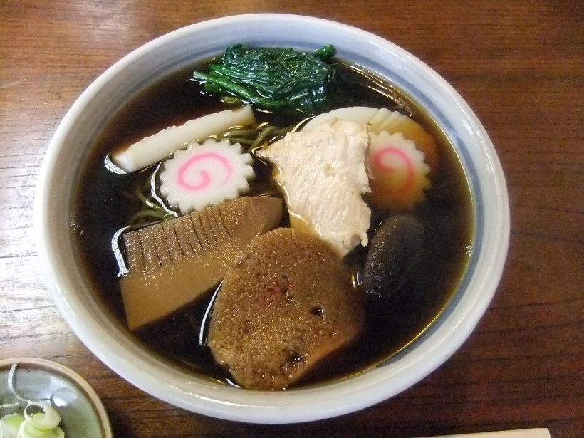 足立１丁目・藪蕎麦のおかめそば１20130202.JPG