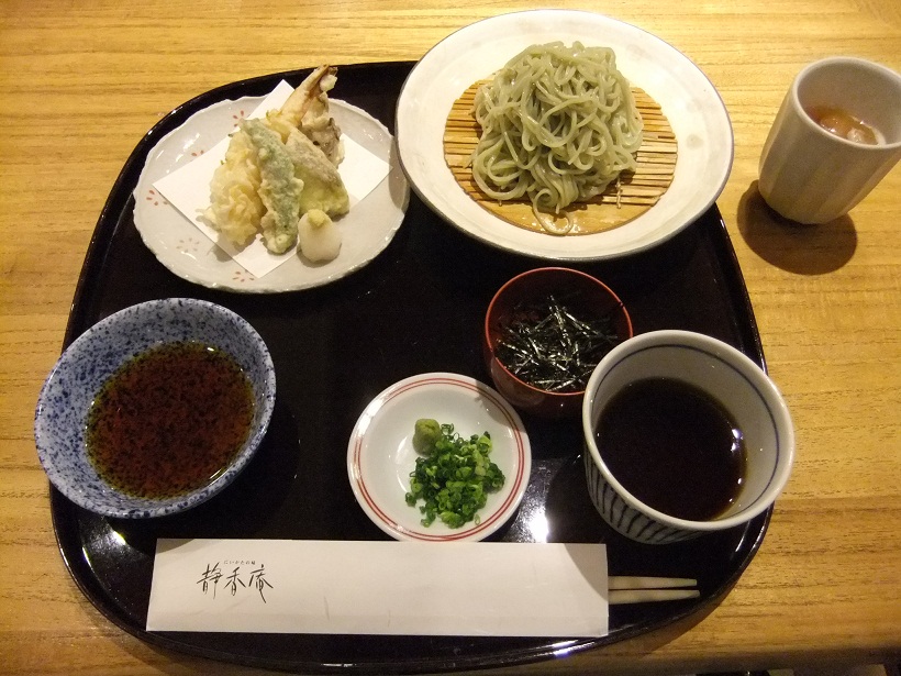 静香庵＠表参道の天麩羅そば御膳１20120831.JPG