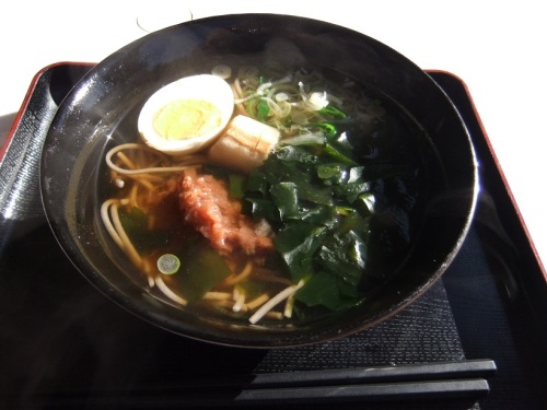 やくし売店＠町田の梅そば300円