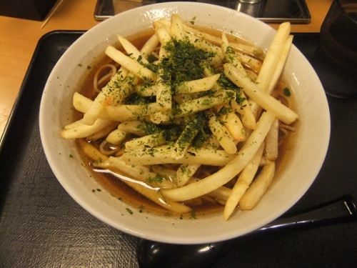 富士そば神田店のポテそば