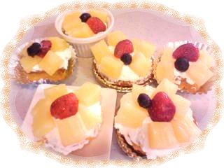 ベリベリーカップケーキ♪.JPG