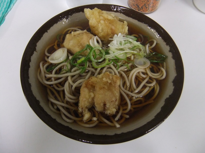 王子そば店＠王子の鶏唐揚げそば１20130905.JPG