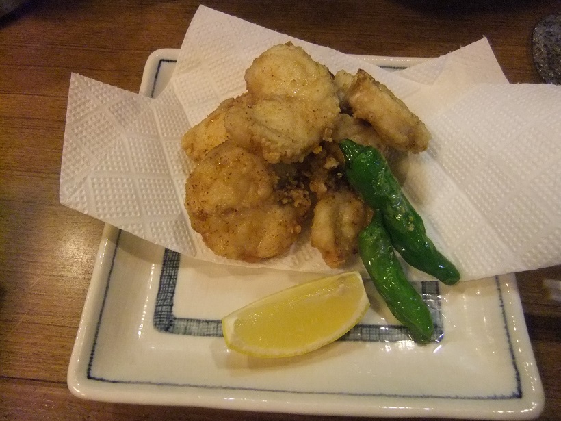 島根３丁目・よつばのふぐの唐揚げ20141024.JPG