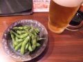 全や連総本店＠大手町のビール大＋枝豆20130502.JPG