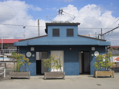 上州富岡駅のデキ1型トイレ
