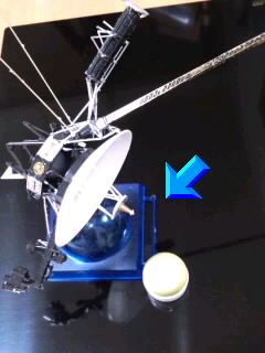 ボイジャーのプラモディスプレイ