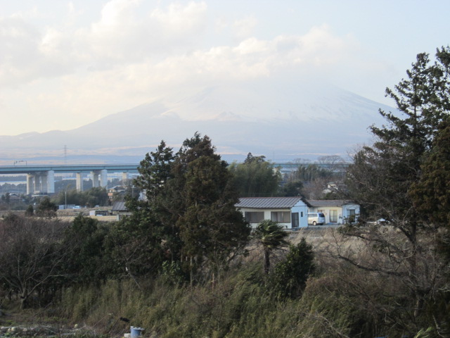 富士岡駅からの富士山