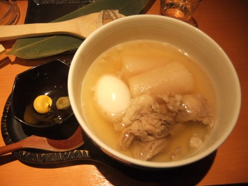 酒の大桝雷門店＠浅草の牛筋・大根・玉子のおでん600円