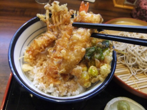 竹の塚６丁目・天丼てんやの松茸ぎんなん天丼２