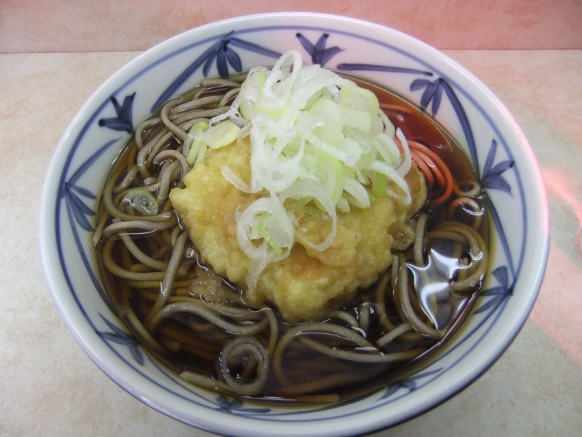 はせ川＠早稲田の揚げとうふ天そば420円１20131106.JPG