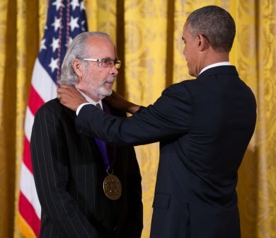 Herb Alpert receiving the Medal of Honor for the Arts from President Obama July 10, 2013 at the White House.jpg