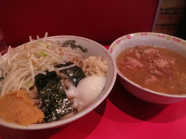 20140926_ラーメン二郎 府中店_小つけ麺に麦味噌と温泉玉子_序.JPG