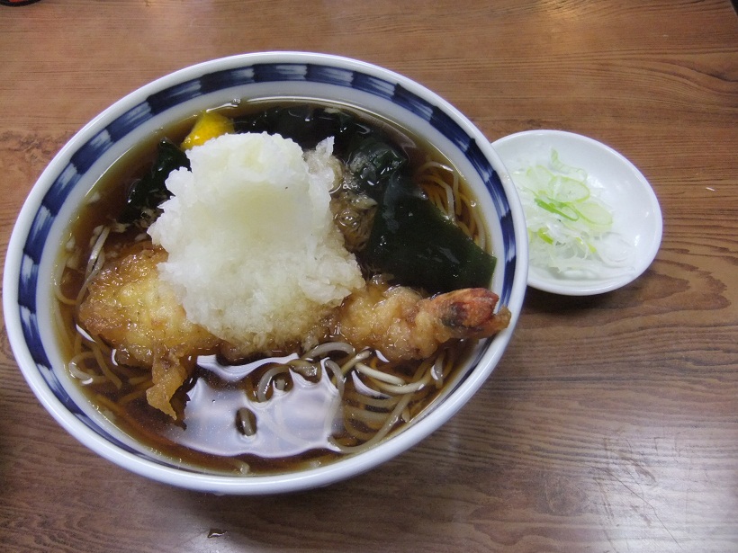 三朝庵＠早稲田の温おろし天ぷらそば１20121221.JPG