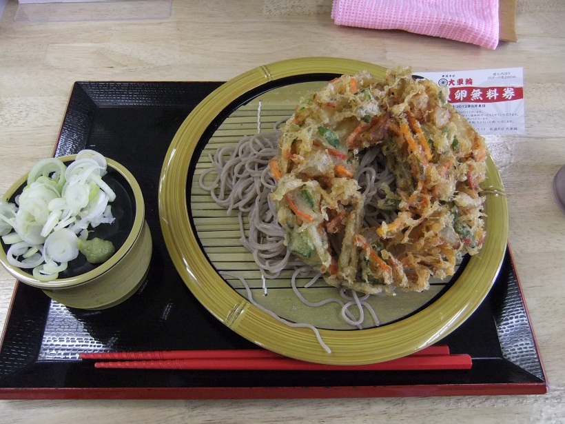 街道そば大車輪＠高円寺の大車輪かきあげそば１20120719.JPG