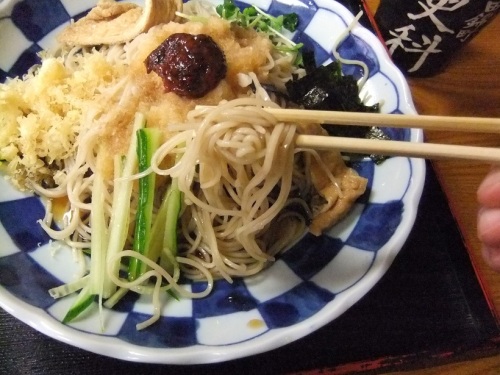 神田錦町更科の冷し梅おろしそば２20130705.JPG