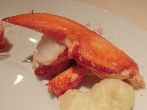 ラ・ベル・エポック　オマール海老のソテー　　ハサミ.jpg