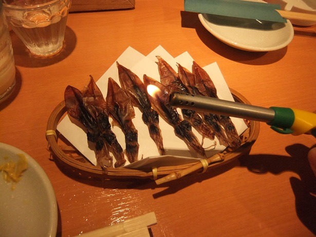 酒の大桝雷門店＠浅草の干しホタルイカ20141124.JPG