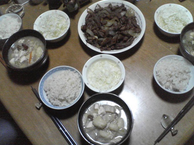 ホルモン炒め22120101