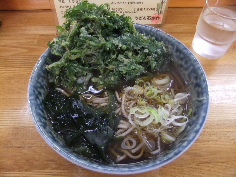 石かわ＠志村三丁目の天ぷらそば（春菊）１20130722.JPG