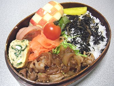 豚しょうが焼き弁当.JPG