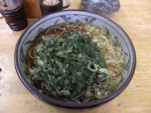 谷在家１丁目・ねぎしの春菊天そば１20121107.JPG