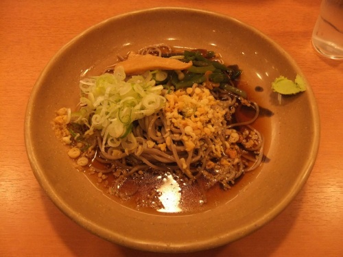 越後そば京成立石店の冷し立石そば280円１