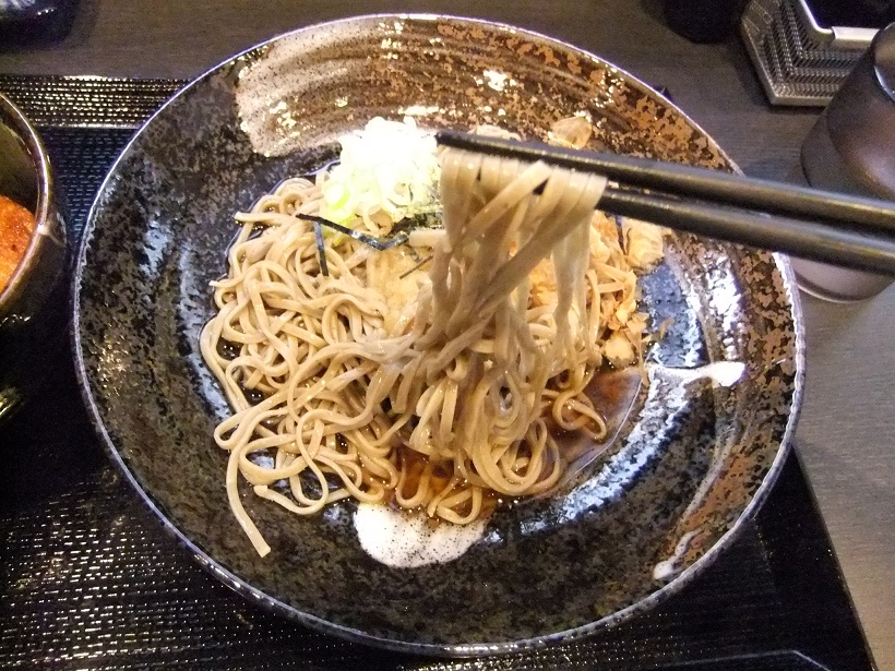 神田あすわ＠小川町のミニソースカツ丼＋おろしそば２20130128.JPG