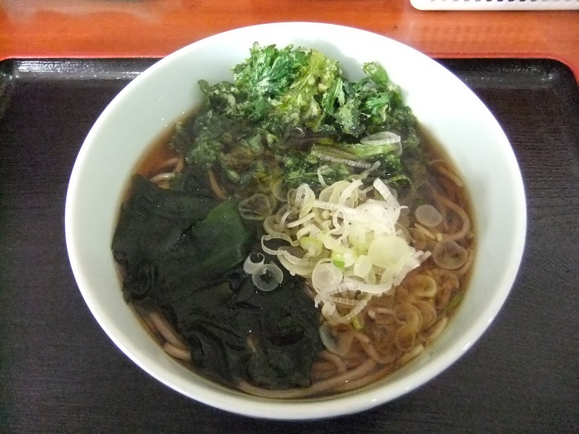 保木間３丁目・恵びすの春菊天そば400円１20130730.JPG