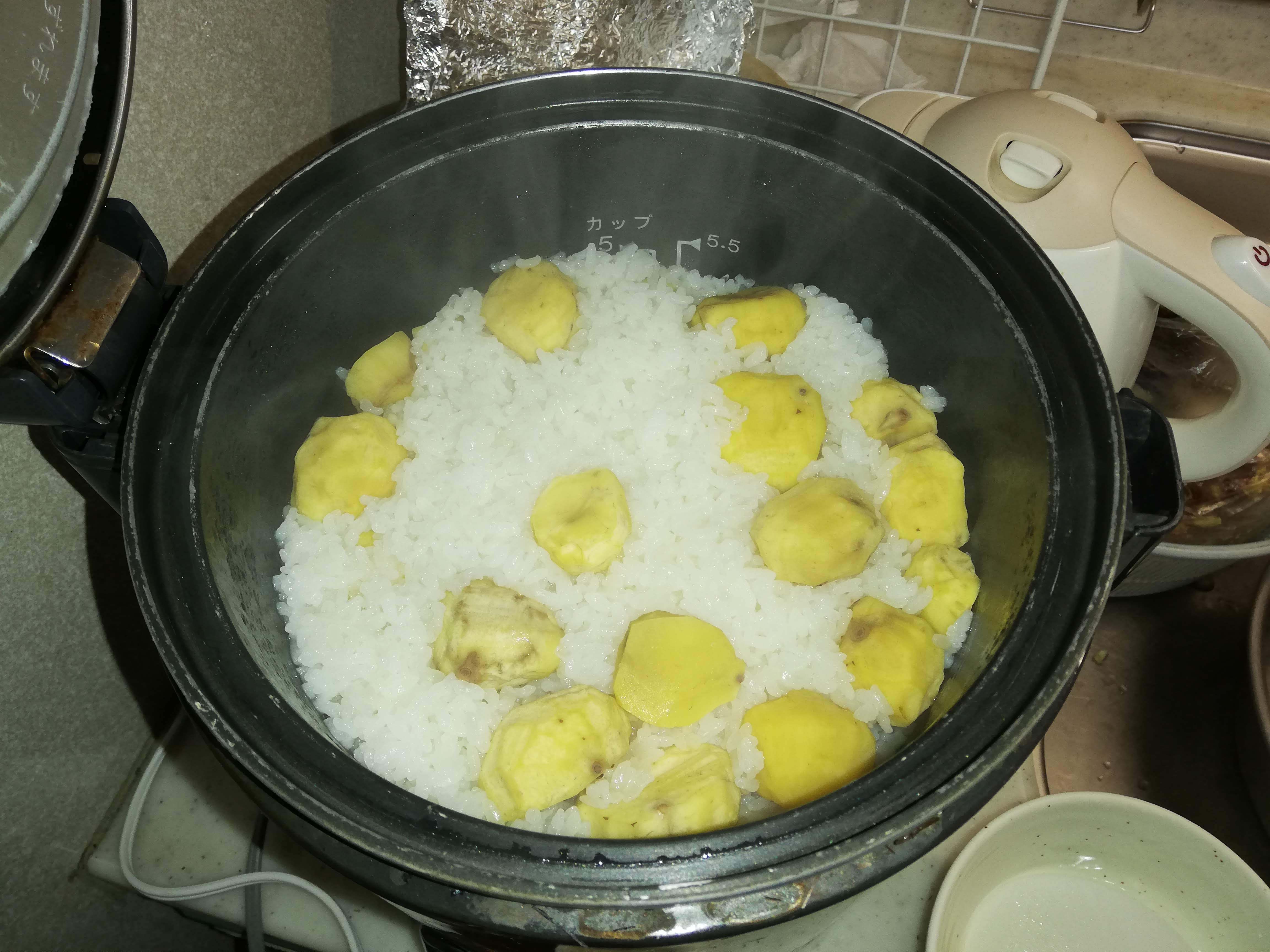 2018/12/22 今年9回目の栗ご飯